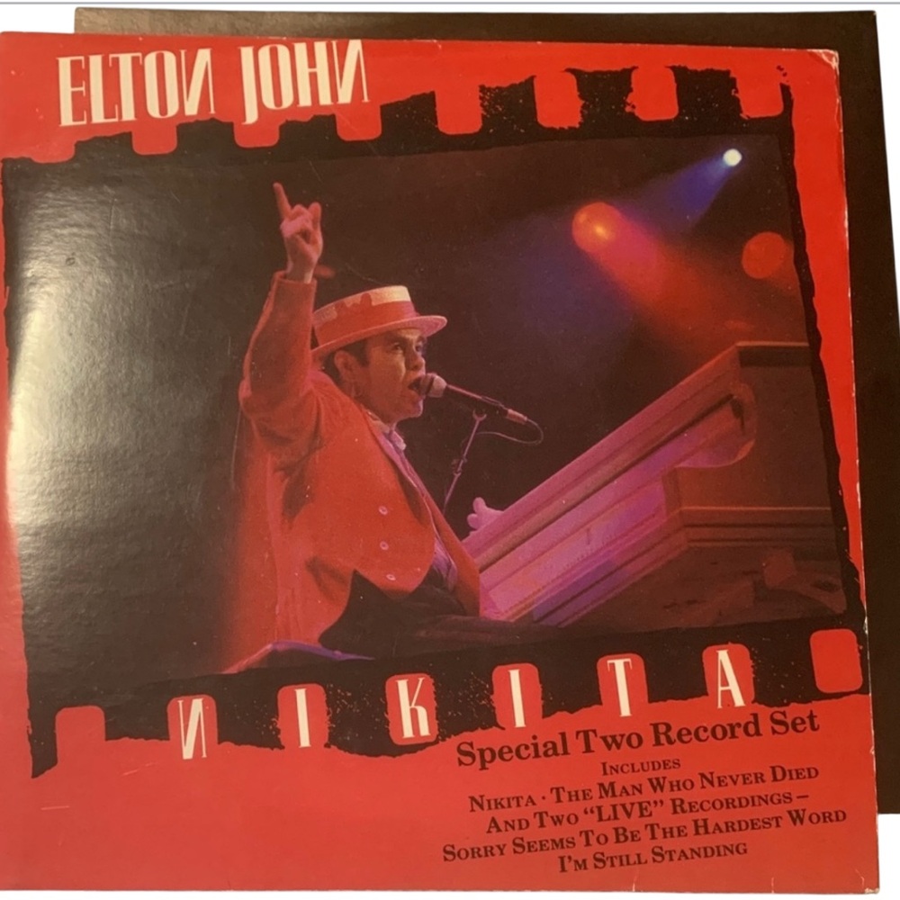 Elton John Nikita Special Two Record Set